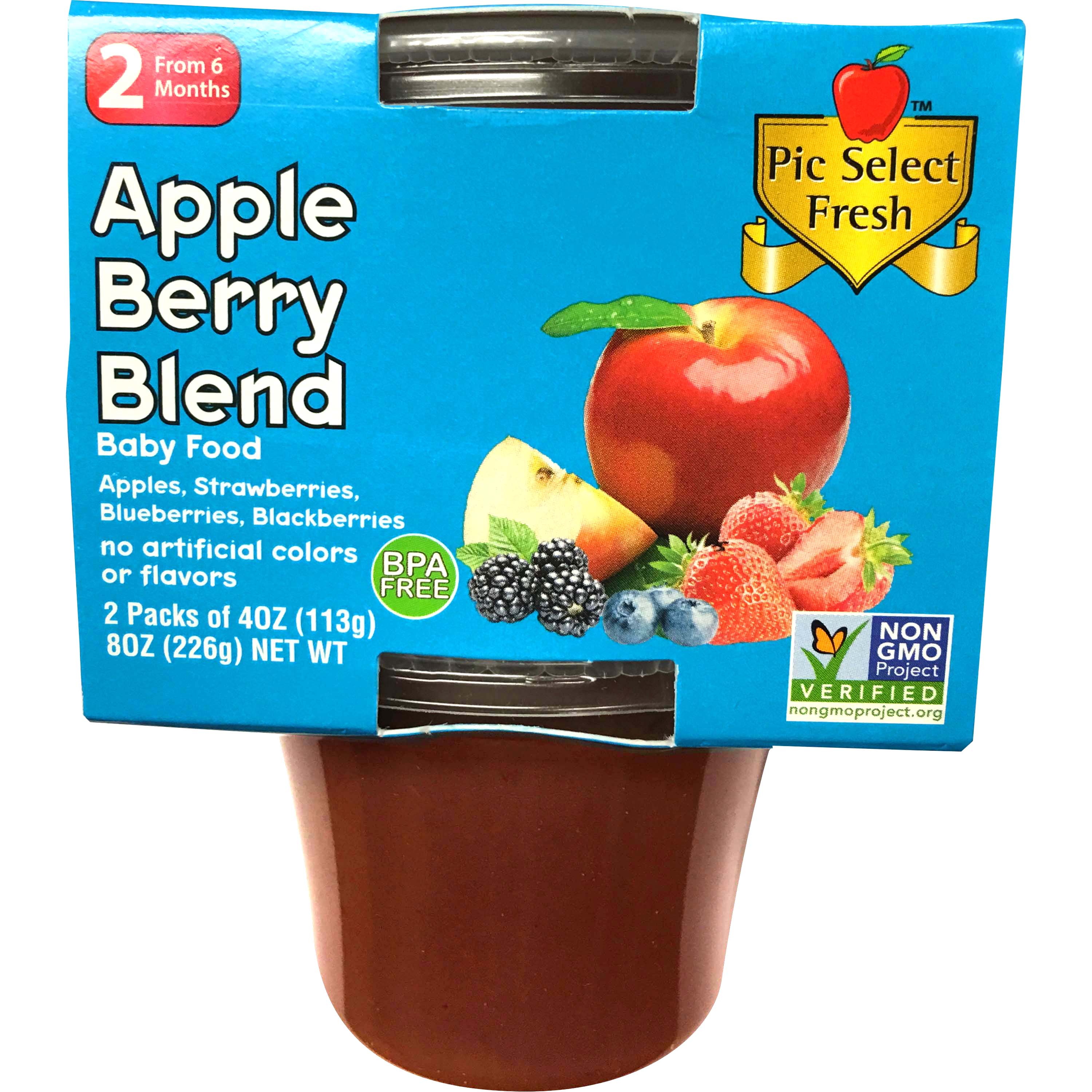10 Pack Pic Select Fresh Baby Food 2 Pack Tub 2nd Stage Apple 10 Pack Pic Select Fresh Baby Food 2 Pack Tub 2nd Stage Apple