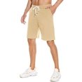 thumbnail image 4 of Pantalones cortos casuales para hombre Pantalones cortos elásticos con bolsillo activo para gimnasio khkai2xl ER, 4 of 5