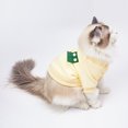 thumbnail image 2 of Chaleco de recuperación para gatos Mono médico antilamer para gatitos Adecuado para heridas en el borde abdominal o enfermedades de la piel Destete y protección posquirúrgica (M, Amarillo), 2 of 5