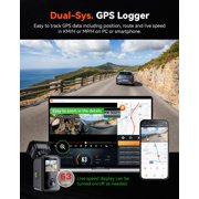 Vantrue E360 ACE 5.2K 360° Panoramic WiFi Dash Cam, Handheld Camera, STARVIS 2, HDR, IR Night Vision, Front Rear Inside Dashcam, Voice/Touch Control, GPS, 24/7 Buffered Parking Mode