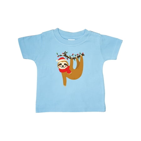 

Inktastic Christmas Sloth Gift Baby Boy or Baby Girl T-Shirt