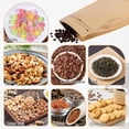 thumbnail image 2 of 50 PCS Coffee Bags with Valve (8 oz, 0.5 lb), Stand Up Pouches for Freshness, Foil Liner, Resealable Zipper & Flat Bottom, Kitchen Food Storage Beans Nuts Snacks Packaging Solution, 2 of 6