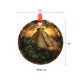 thumbnail image 5 of ChichÃ©n ItzÃ¡ Mexico Suncatcher Ornament Window Hanging Handmade Suncatchers Metal Chain Outdoor Garden Decor Gift for Women Christmas Thanksgiving, Stained 2025, Seasonal, 5 of 5