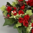 thumbnail image 4 of Avtoify Valentine's Day Wreath Valentine's Day Red Rose Home Decoration Wreath Spring Wedding Wedding Shooting Props Wreath, 4 of 6