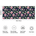 thumbnail image 3 of Pioneer Flower Floral Print Pattern Bathroom Rugs Mat, Non Slip Microfiber Bathroom Rug with Rubber Backing, Soft Mats for Bathroom Floor Tub Shower, 24"x60", 3 of 5