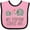 Pink and Black, variant on Inktastic My Papaw Loves Me Grandchild Boys or Girls Baby Bib