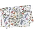 thumbnail image 1 of Serviette en Microfibre Multi-Usage Carte d'État (Virginie Occidentale), 1 of 2
