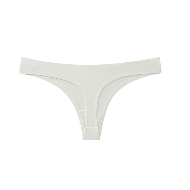 Gibobby Ropa interior sexy para mujer Calzoncillos de mujer, bragas de Bikini, camiseta elástica Sexy, ropa interior de seda helada, ropa interior de mujer(Blanco,XL)