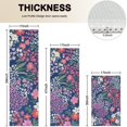 thumbnail image 4 of Pioneer Flower Floral Print Pattern Kitchen Rugs Sets Of 3,Kitchen Runner Rugs Non Skid Washable,Decorative Kitchen Floor Mats for Kitchen,Sink,Laundry,17"x30"+ 17"x47" + 17"x59", 4 of 6