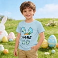 AWZXDE Cartoon Bunny Print Short Sleeve Tee For Boys And Girls Easter ...