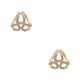 thumbnail image 1 of Qarigey Bufanda Anillo Clip Elegante Chal Hebilla Titular Broche Pin decorativo Bufandas de boda Sujetador Mujer Hebillas fijas Oro Oro 2piezas, 1 of 6