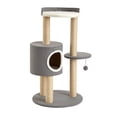 thumbnail image 2 of Two by Two Oak 4-Level Cat Tree and Tower, 2 of 13