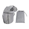 thumbnail image 2 of Folding Foot Soaking Bag, Comfortable Collapsible Foot Bath Bag Waterproof Lightweight Dark Gray Multipurpose  For Dormitory, 2 of 8