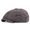grey, variant on Autumn And Winter Thickened Beret Men's Lattice Peaked Hat Middle -Aged And Old -Fashioned Forward Hat Outdoor Casual Hat Men