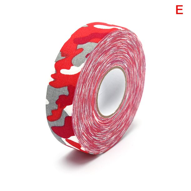 1Roll Multipurpose Colorful 2.5cm*25m Hockey Stick Hockey badminton Golf Tape Tape Sport Safety Cotton Cloth Enhances Ice field He Qiyong unisex