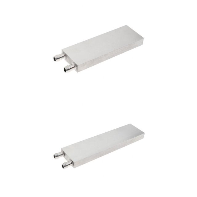 Disipador pteado Soledad del sistema de refrigeración líquida para radiador de gráficos de CPU Bloque de enfriamiento de agua de aluminio