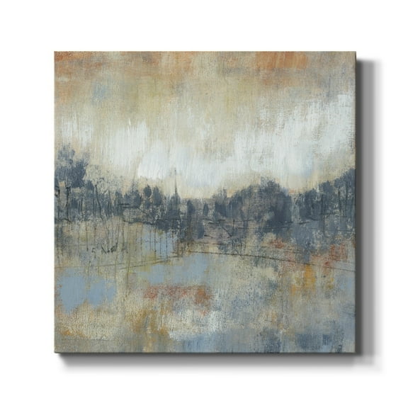 Wexford Home Cool Grey Horizon I-Premium Gallery Wrapped Canvas, 10" x 10" - Ready to Hang
