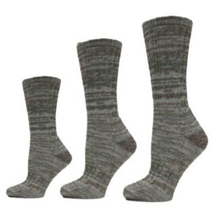 Men's Merino Wool Thermal Toe Crew Socks, 3-Pack