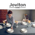 thumbnail image 6 of Joviton Home 18PCS Gray Swirl Melamine Dinnerware Sets for 6, Outdoor Plates and Bowls Sets, 6 of 7