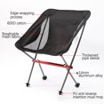 thumbnail image 3 of Djiypn Portable Camping Chair, Compact and Lightweight, Folding Chair for Backpacking Hiking Beach, Ultralight Camp Chair Supports 120KG/265Lbs Capacity, 3 of 9