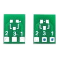 thumbnail image 2 of 100PCS SOT23 SOT23-3 Turn SIP3 Double-Side SMD Turn to DIP Adapter, 2 of 5