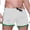 Green, variant on Mens Gradient Palm Print Mesh Shorts, Slim Tailored Fit with Breathable Wrinkle Free Fabric for Resort Casual Daily Attire White S