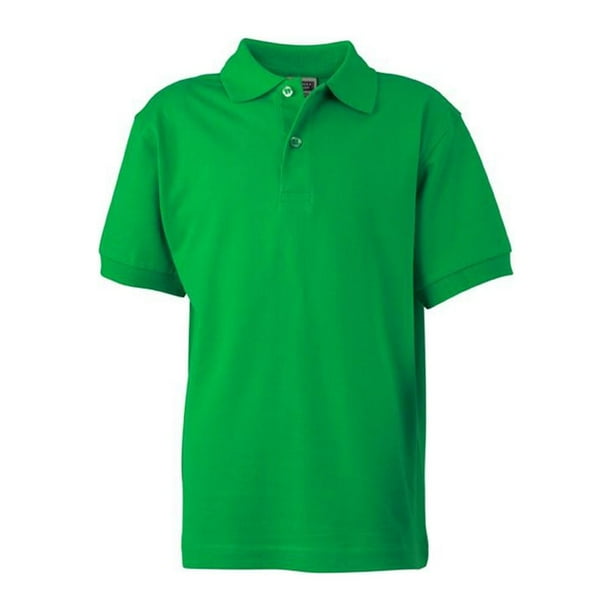 James and Nicholson - Polo clásico infantil para niños niñas (Verde Helecho)