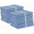 thumbnail image 1 of Juego de Paños de Cocina: Paños de Cocina 100% Algodón Puro para Cocina, Toalla de Mano de Cocina Súper Absorbente, Paños de Cocina Suaves y Duraderos, Paquete de 12 – 15”x25”, Ndigo Chambrey, 1 of 6