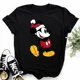 thumbnail image 5 of Camiseta Kawaii con estampado de letras de Mickey para mujer, camiseta de Navidad para mujer, camisetas informales de manga corta, ropa, 5 of 5
