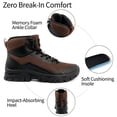 thumbnail image 5 of MeMoride Men's Hiking Boots Mid-Top Breathable Non-Slip Outdoor Trekking Shoes, 5 of 7