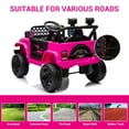 thumbnail image 6 of CazToi 12V Kids Ride On Car Remote Control 4 Wheel Suspension Battery Display LED Lights Music for Boys Girls, 6 of 7