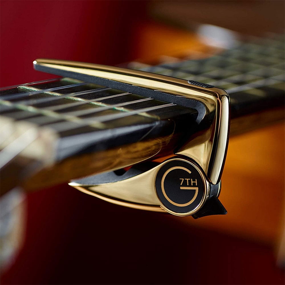 G7th Performance 2 Classical Guitar Capo Gold