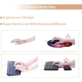 thumbnail image 3 of Keyboard Wrist Rest Pad and Mouse Pads with Wrist Rest Support Memory Foam Ergonomic Mouse Pad Set Easy Typing for Home & Office Computers,Laptop,Gaming-Multicolor, 3 of 6
