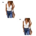 thumbnail image 4 of Sonducket Camisetas sin mangas para mujer con capas fáciles para cualquier ocasión, camiseta sin mangas para mujer, blusa informal transpirable Blanco 3XL,1 2piezas, 4 of 6