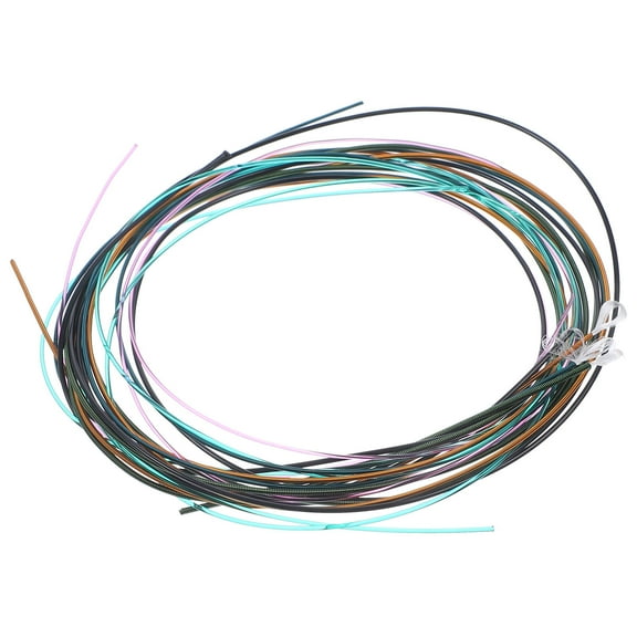 MERRYHAPY Metal Electric Guitar Set 6 Pieces Assorted Colors Clear Sound Quality for Beginners and Kids