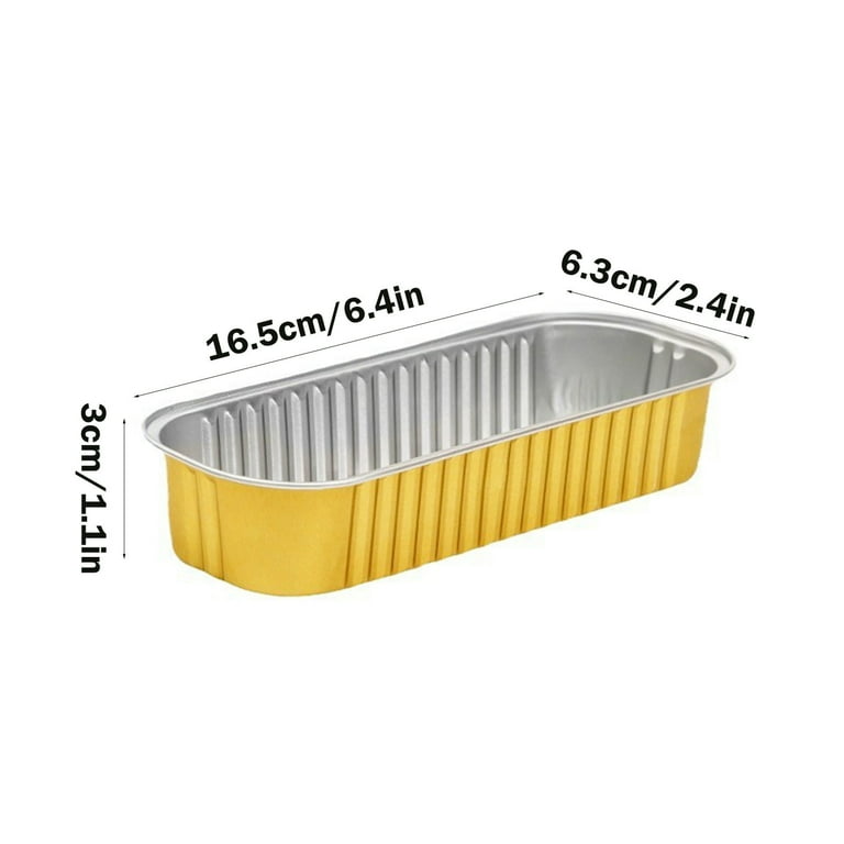 TaTaai 3Pcs Disposable Aluminum Foil Toaster Oven Pans-Mini