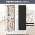 thumbnail image 4 of TSOVTHRID Bird Cherry Blossom Gray Print Dining Chair Cushion Covers Quilted Stretchy Soft Seat Slipcovers Universal Fit Anti-Slip Chair Covers for Dining Room, Kitchen, Set of 1, 4 of 7