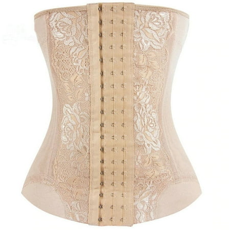 

wendunide underwear women Women Waist Trainer Body Shaper Corset Tummy Girdles Shaping Clothes Shapers Beige S