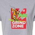 thumbnail image 3 of Disney - Pluto Grind Zone  - Juniors Cropped Cotton Blend T-Shirt, 3 of 5