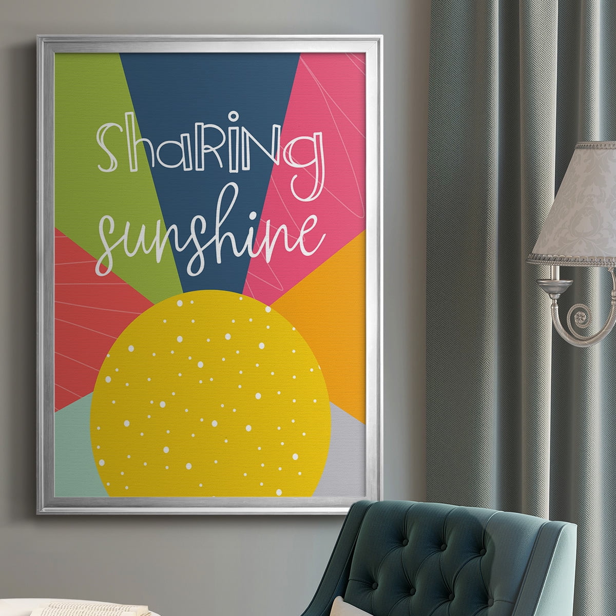 Sharing Sunshine Premium Framed Print - Ready to Hang