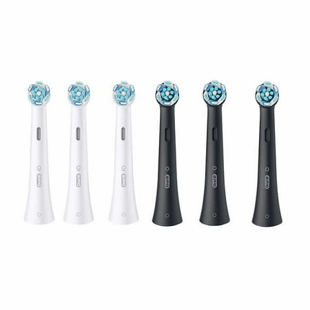 oral b io gentle care replacement brush heads black