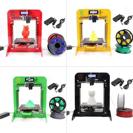 3D Printers DIY Home Office Printer T-23 High Precision Home Level 3D Printer LCD Panel DIY Printing Machine Large Print Size 180*180*180mm
