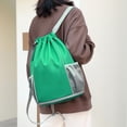 thumbnail image 1 of Bolsas De Hombro Bolso de baloncesto Oxford con cordón de alta capacidad para deportes al aire libre (verde), 1 of 6