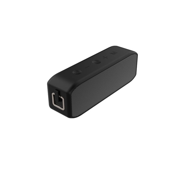 Moyic Camping Senderismo Viajar 20W Altavoz inalámbrico a prueba de agua Operación de botón portátil Altavoces compatibles con Bluetooth Subwoofer Electrónica Negro