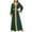 Green, variant on Antinious Women Formal Wedding Guest Dress Long Sleeve Solid V Neck Banque Evening Long Dress,Birthday Dresses for Women,Women Party Dress,Black,M
