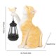 thumbnail image 3 of Estatua de jardín de gato IP65, lámpara Solar impermeable para gato, para patio, balcón, camino, 3 of 7