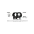 thumbnail image 3 of Vortex Optics Pro Picatinny 34mm Scope Rings Matte Black Medium, 3 of 3