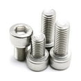 thumbnail image 4 of 20 PCS M3 x 25mm Socket Head Cap Screws Bolts (M3 to M10 Available) 304 Stainless Steel, Allen Socket Hex Drive, Full Thread,Machine Thread, Bright Finish, 4 of 5