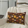 thumbnail image 5 of Naloa Autumn Forest Small Animals Lazy Pillowcase, Throw Pillowcase, Wrinkle-Free, Stain-Resistant with Hidden Zipper for Bedroom Sofa-14"x20", 5 of 6