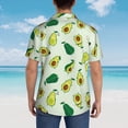 thumbnail image 3 of Lsque Cartoon Fruit pattern Hawaiian Shirt for Men, Unisex Summer Beach Casual Short Sleeve Button Down Shirts-X-Large, 3 of 9